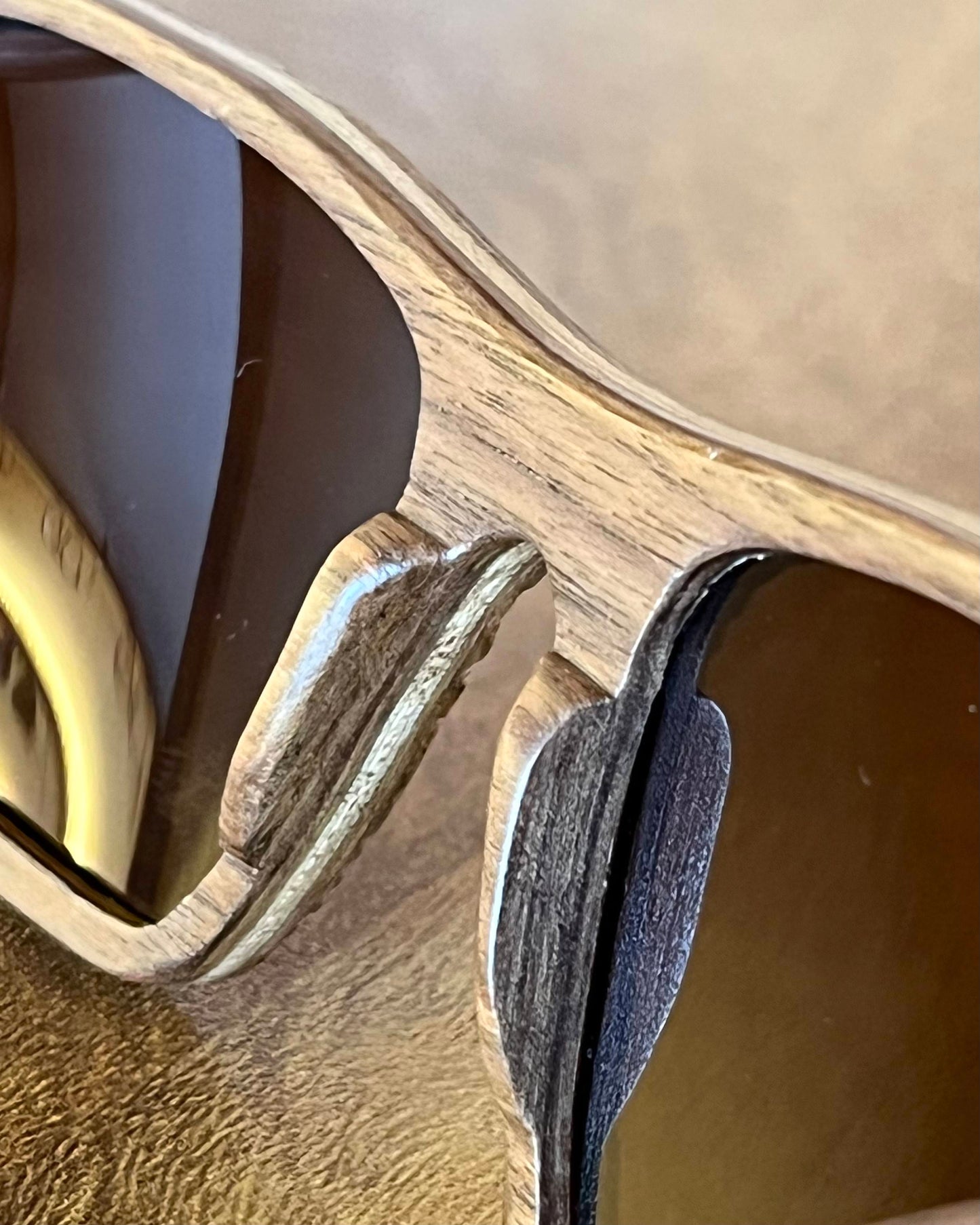 YOGYA WOOD SUNGLASSES WITH TEXTURE