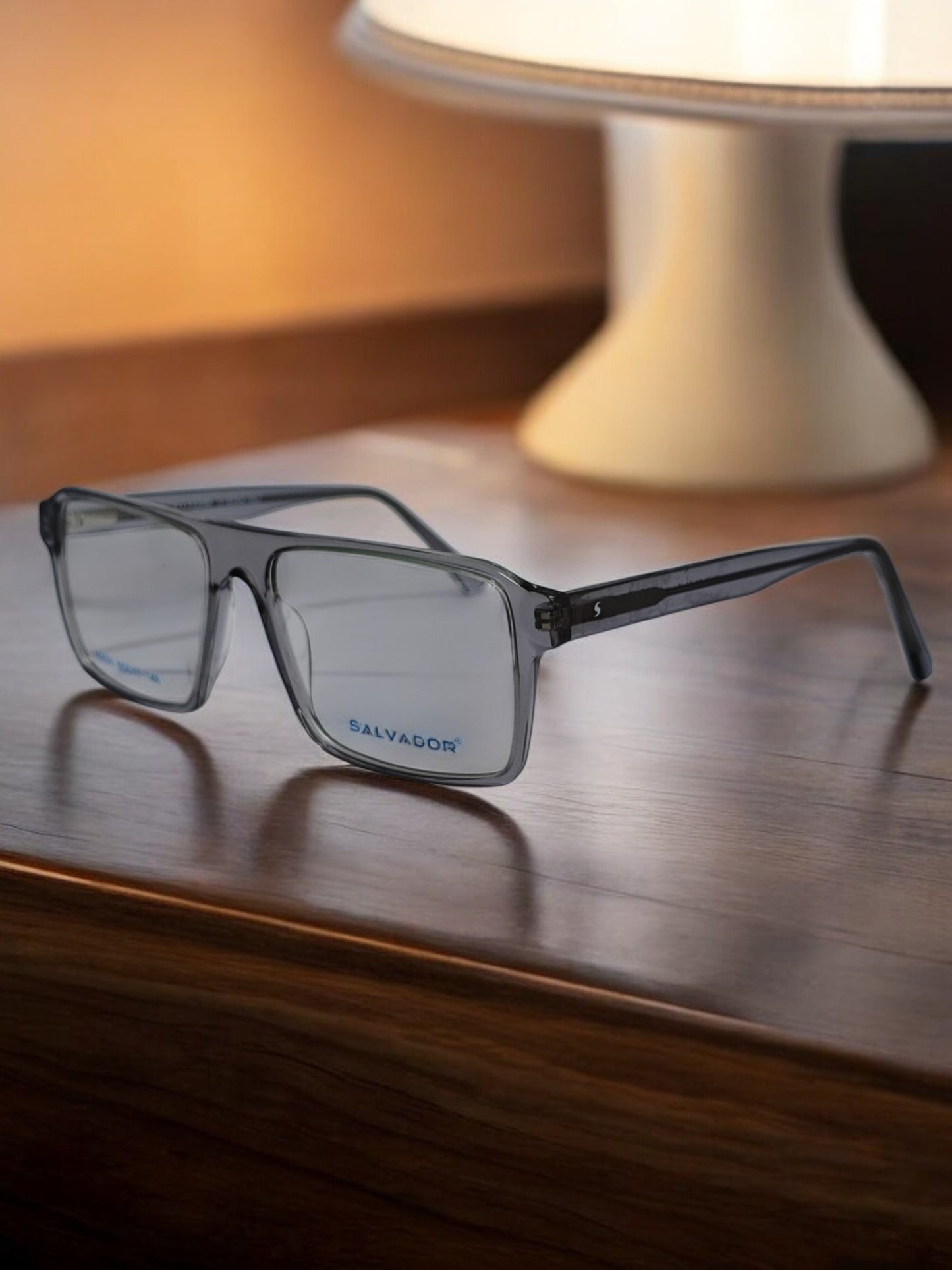 SALVADOR TRANSPARENT GREY ACETATE FRAME 46436 C5