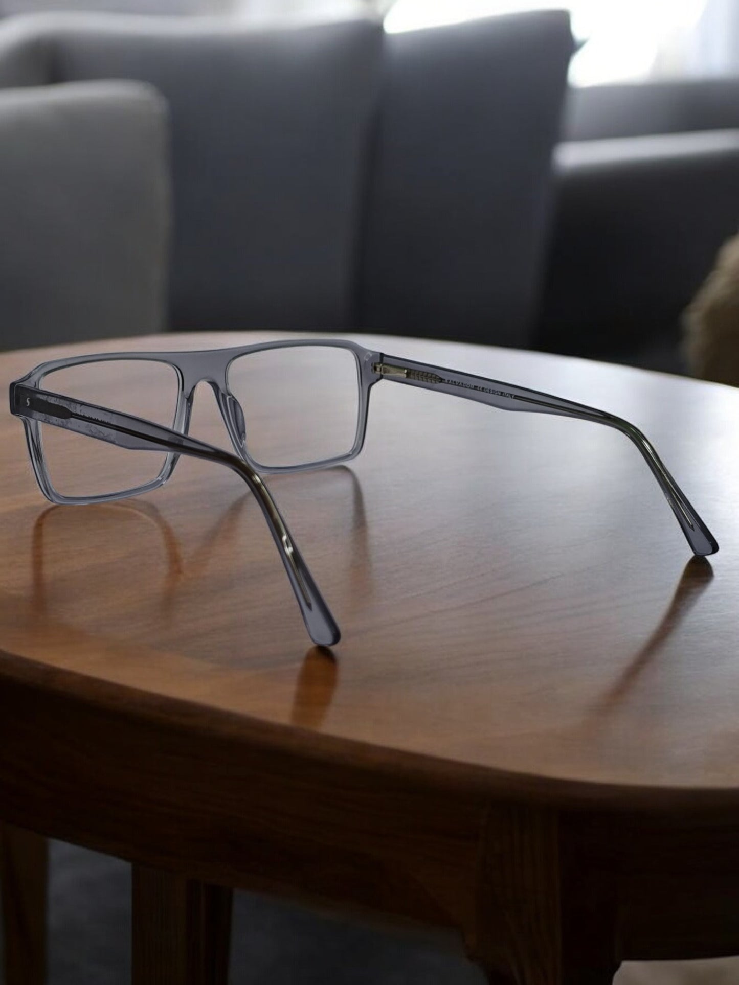 SALVADOR TRANSPARENT GREY ACETATE FRAME 46436 C5