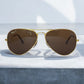 RAY-BAN AVIATOR GOLD  LARGE METAL POLARIZED RB3025 003/58
