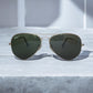 RAY-BAN AVIATOR GUN METAL LARGE METAL POLARIZED RB3025 003/58