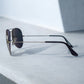 RAY-BAN AVIATOR GUN METAL LARGE METAL POLARIZED RB3025 003/58