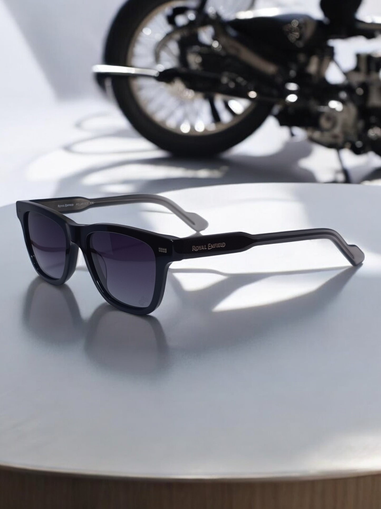 Royal Enfield Black Polarized Sunglass  RE 20012 C01
