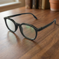 Kids(9-13 yrs) Zero Power Screen Protection GLASSES - Hexagon Glossy Black