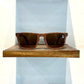 YOGYA WOOD SQUARE SUNGLASSES