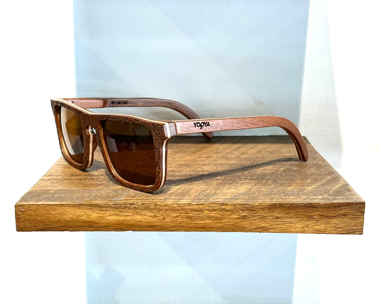 YOGYA WOOD SQUARE SUNGLASSES