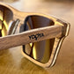 YOGYA WOOD SUNGLASSES WITH TEXTURE