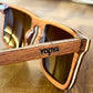 YOGYA WOOD SQUARE SUNGLASSES