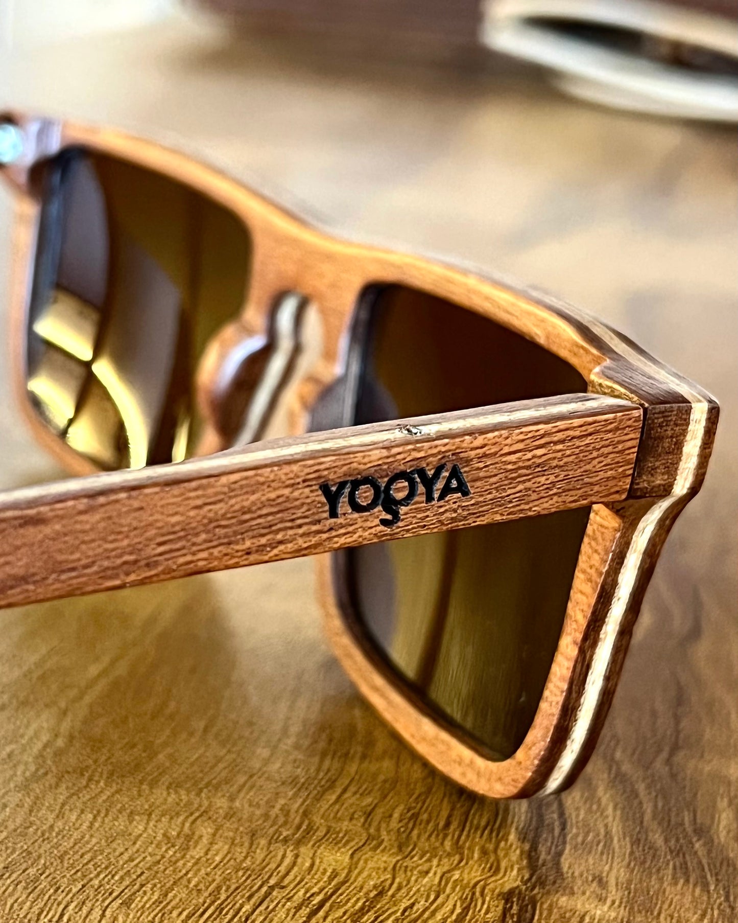 YOGYA WOOD SQUARE SUNGLASSES