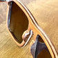 YOGYA WOOD SQUARE SUNGLASSES